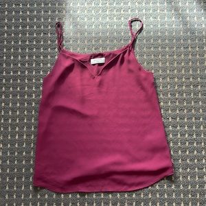 Aritzia Babaton Women’s Burgundy Cami - XXS